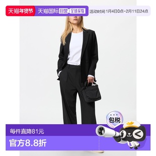 日潮跑腿UNIQLO优衣库 弹力宽松阔腿裤休闲裤长裤 482164