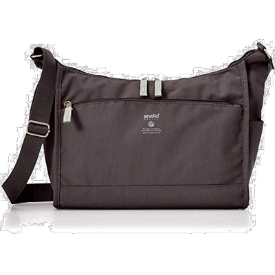 日本直邮Anello阿耐洛 女款单肩斜挎包 黑色 GTM0172情人礼物单肩