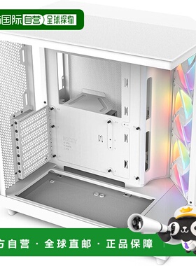 【日本直邮】Nzxt恩杰 PC机箱H6 Flow RGB White白色CC-H61FW-R1