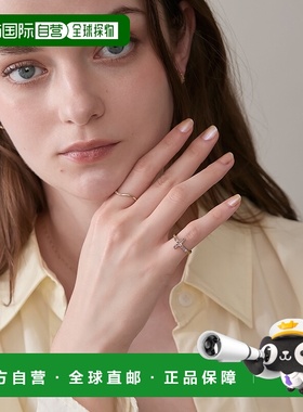 1h可退 日本直邮NOJESS 女士25周年限定黄金紫水晶横向十字小指戒