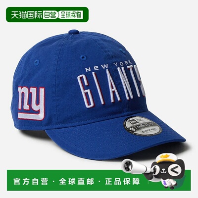 日本直邮New Era 9Thirty LS League Buckle 纽约巨人队帽子蓝色1