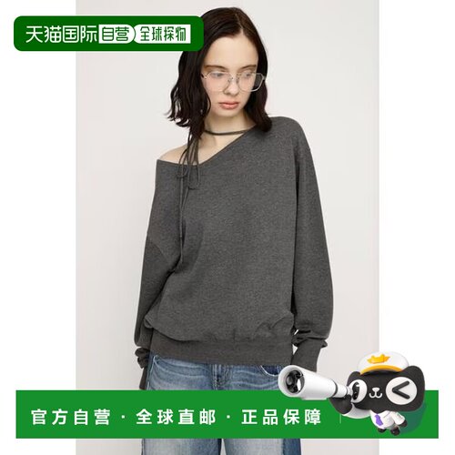 SLY 不对称领口宽松上衣