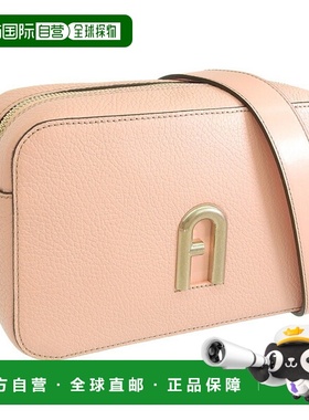 日本直邮FURLA 包袋 女士单肩包 皮革 粉色 FURLA PRIMULA CROSSB