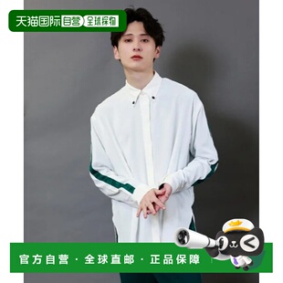 1h可退 日本直邮AXES-X 男士百人一首主题宽松长袖衬衫 VE91X38AX