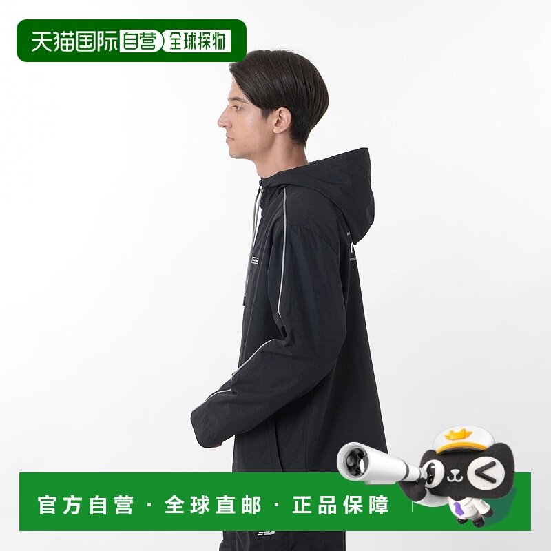 日本直邮New Balance NB Essentials 里料起毛针织防风夹克 男装