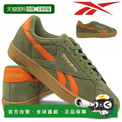 日本直邮Reebok CLUB C GROUNDS UK 男女士运动鞋采用天然皮革制2