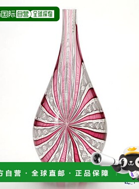 日本直邮巴拉里恩 底座泪型 38cm #V - 72 白色 × 红宝石花瓶花