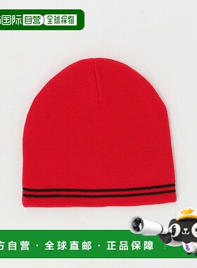 1h可退 日本直邮FOUR CORNERS 女士 宽松针织帽 双条纹设计 56384
