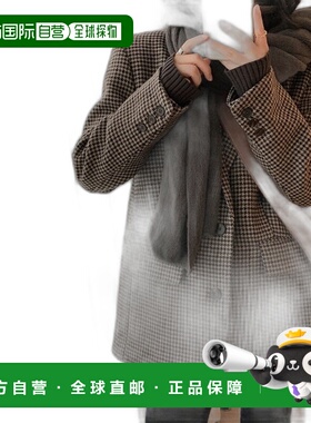 1h可退 日本直邮deux amour 女士经典枪俱乐部格纹西装外套 14719