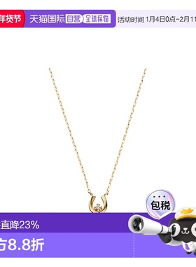 日本直邮Vendome Aoyama新款10K黄金钻石人气款马蹄项链AJVN14604