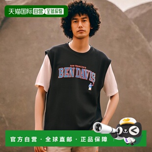 抗菌防臭 日本直邮BEN T恤 印花无袖 BDZ40001高档 DAVIS男女同款