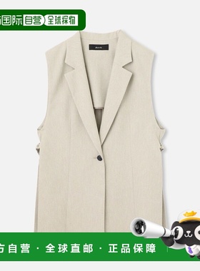 1h可退 日本直邮allureville 女士麻料风格侧开口西装马甲 202510