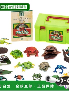 【日本直邮】COLORATA 青蛙立体图鉴 16种附解说书 知育玩具 礼物