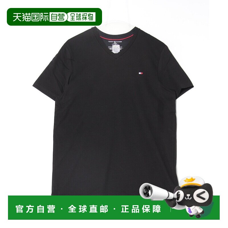 1h可退 日本直邮TOMMY HILFIGER(汤米 希尔费格) 女士V领短袖T恤图片