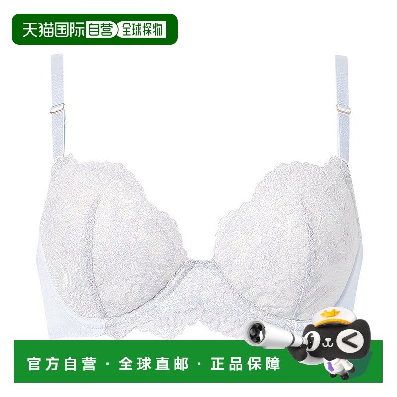 日本直邮Wing 自然丰满胸型文胸 细腻轻盈蕾丝 AA～F杯可选 [W083