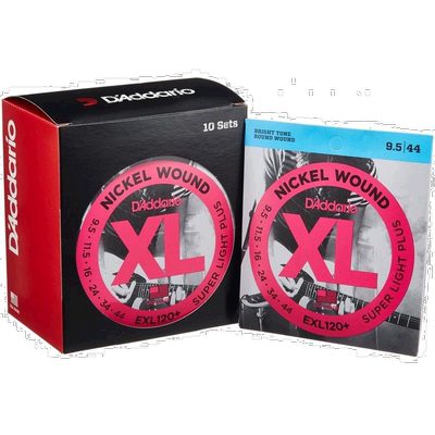 达达里奥电吉他弦镍轻095-0.044 EXL120 +×10套件