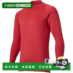 高领长袖 Descente迪桑特 打底衫 STD RED红色O 658 日本直邮