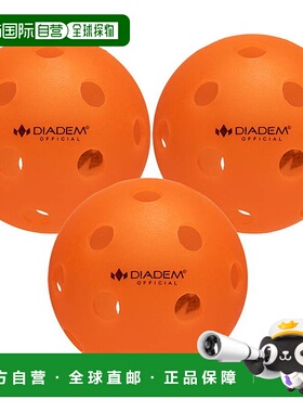 日本直邮3个装 USAPA 认证 Diadem Power 匹克球男女适用室内场地
