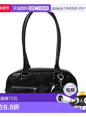 1h可退 日本直邮WEGO 女士吊坠装饰波士顿包 WE25SS01SG0斜挎包