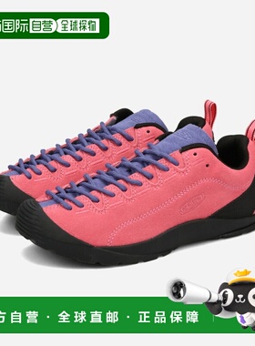 日本直邮KEEN 女士 Jasper 低帮运动鞋粉红柠檬色/浅蓝色 (103133