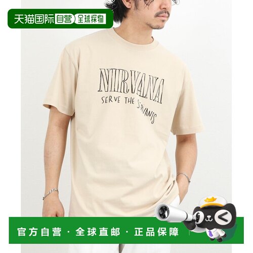 1h可退 日本直邮GOOD ROCK SPEED 男装 纯棉NIRVANA联名T恤 60640