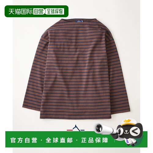 1h可退 日本直邮SAINT JAMES联名EDIFICE 男女同款 宽松条纹T恤 2