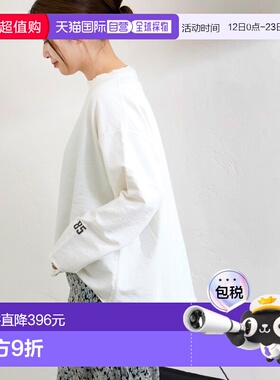 1h可退 日本直邮RIDING HIGH 女装 7.5oz全棉宽松T恤 左臂编号设