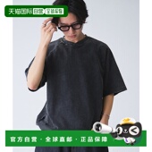 T恤 1h可退 494233 男女同款 浅V领抽绳短款 日本直邮Adoon plain