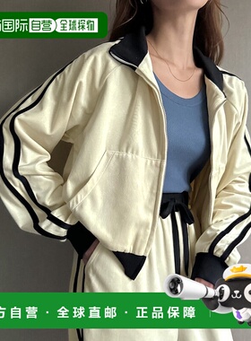 日本直邮JUNOAH 运动夹克加丝带长裤套装 JU5602EW06261 服装套装