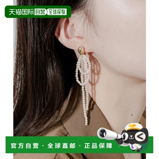 1h可退 日本直邮官方授权 SMELLY 金属珍珠环形耳夹耳环配饰