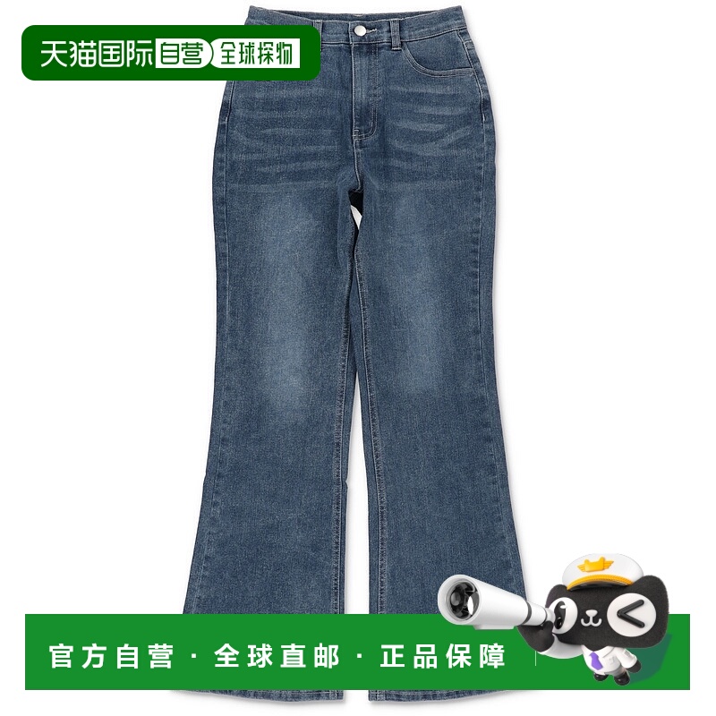 1h可退 日本直邮SPINNS女士显腿长潮流flare牛仔裤 2036S新款