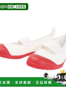 日本直邮MoonStar 阿尔法学校配色红色室内运动鞋 11210132月星