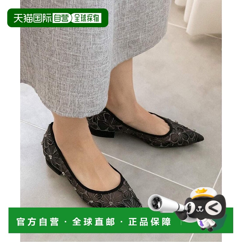 日本直邮RANDA Sheer Flower平底单鞋