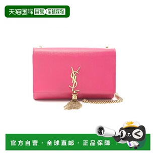 日本直邮中古YSL圣罗兰女包B级9新chain shoulder链条肩带牛皮斜