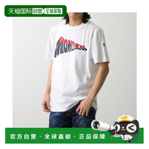 日本直邮Moncler T恤 8C00058 89A17 圆领短袖 白色