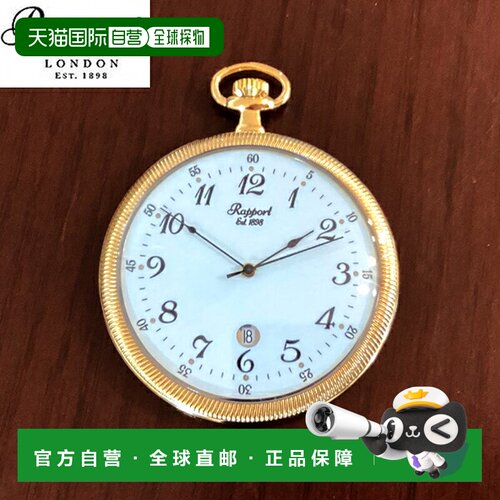 日本直邮RAPPORT PW32 石英怀表 薄款 配专用链