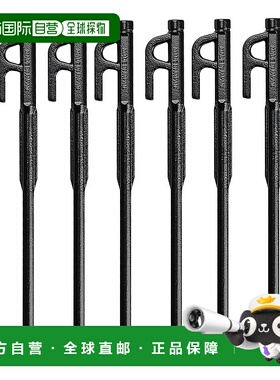 【日本直邮】鹿牌 CS 锻造实心弦轴 20cm 一套 8 个 黑色日本制造