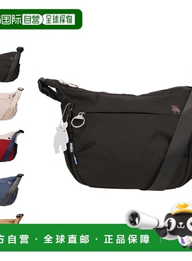 日本直邮moz 男女单肩包4LA5轻便防水斜挎黑色白色灰色红色蓝色橙