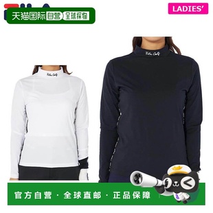 织带弹力长袖 Logo 高领衬衫 794 高尔夫 日本直邮Fila 545 女士