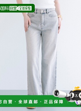 日本直邮Coca牛仔卷边裤（浅蓝色）牛仔裤