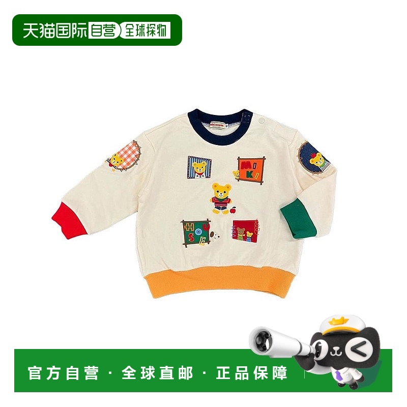 日本直邮日潮 MIKIHOUSE 卫衣 13-5613-142长袖保暖圆领