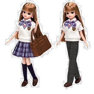 【日本直邮】多美芭比替换配件莉卡娃娃LW-08制服套装 3岁以上 ST