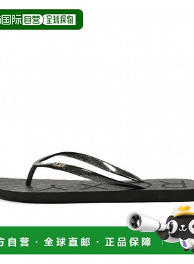 日本直邮ROXY 2025春夏女士海洋风沙滩凉鞋 黑色 [XXXX] 沙滩凉鞋