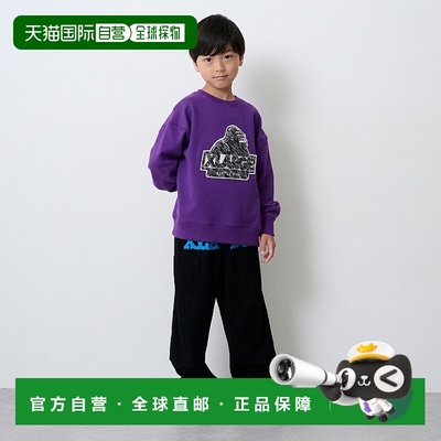 日本直邮XLARGE KIDS 徽标剪裁灯芯绒工装裤