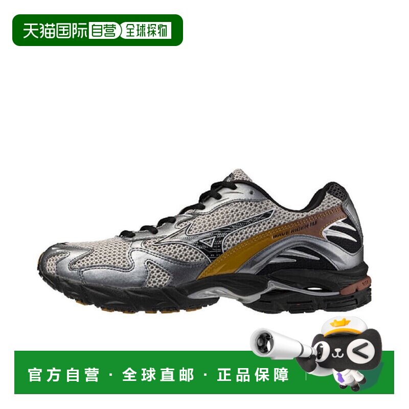 日本直邮Mizuno Wave Rider 10 舒适运动跑步鞋 男女同款 银色