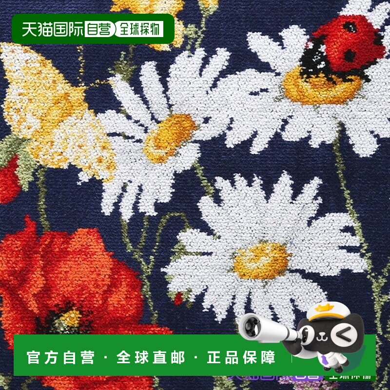 日本直邮Feller 雏菊田系列黑蓝色手帕 30×30cm 手帕
