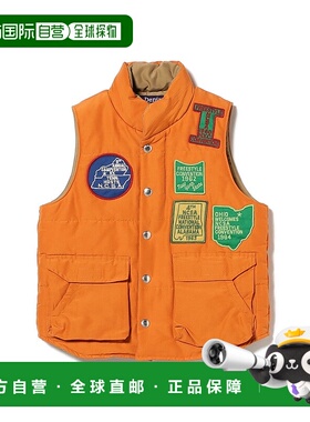 1h可退 日本直邮DENIM DUNGAREE 儿童 中棉保暖 机能背心 复古徽