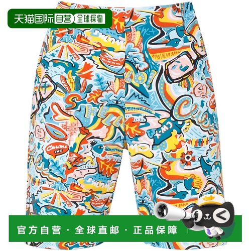 1h可退 日本直邮CW-X 女装 CHUMS联名 半拉链 速干防晒短裤 LNY52