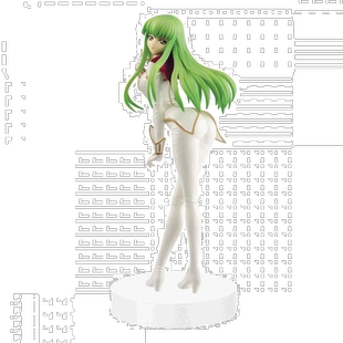 【日本直邮】Code Geass 反叛的鲁路修 EXQ手办～C.C.飞行员套装