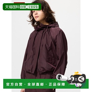 日潮跑腿UNIQLO优衣库 实用短款轻薄派克大衣 484513